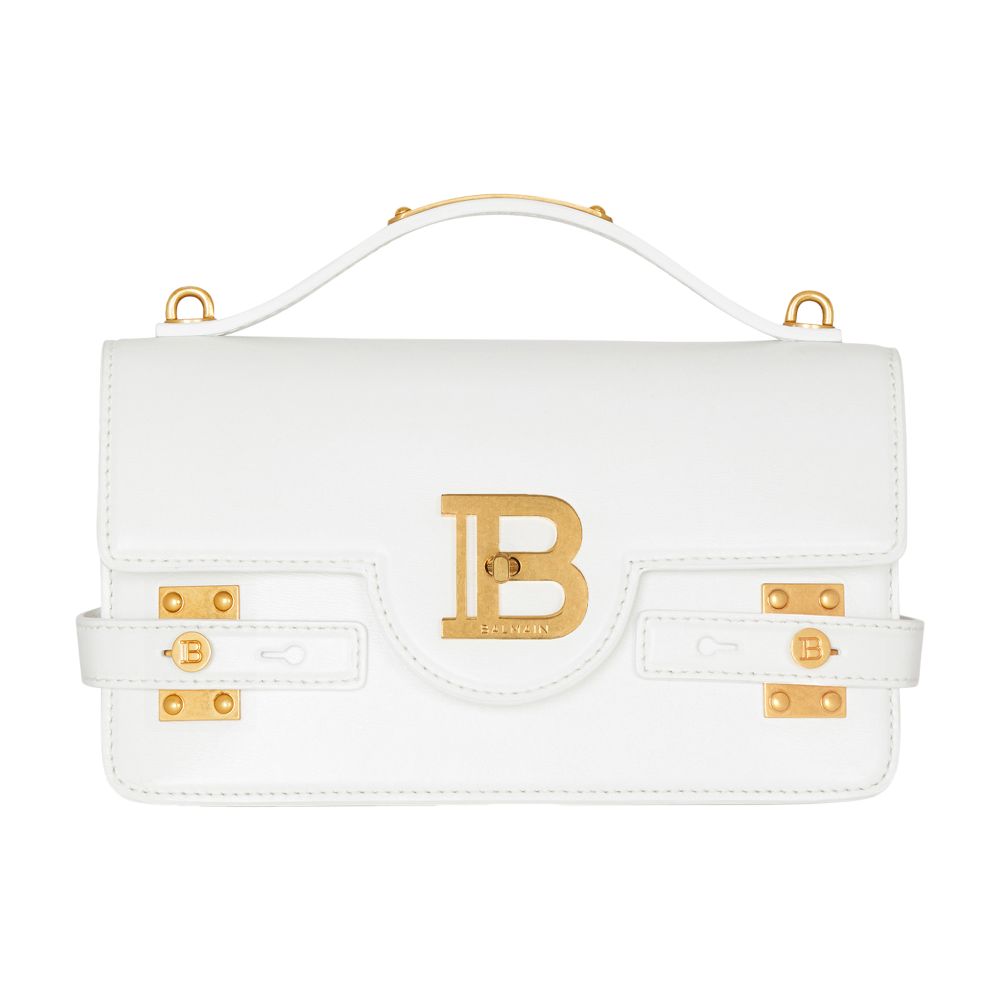 Balmain B-Buzz 24 calfskin leather shoulder bag