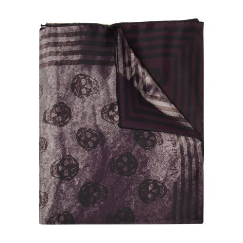 Alexander McQueen Orchid Biker scarf