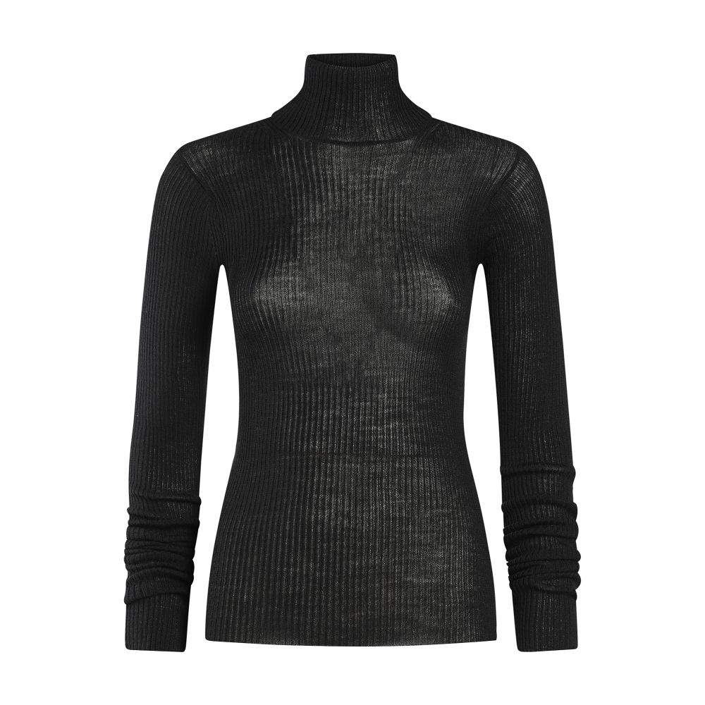 Ann Demeulemeester Marlena rib high neck sweater