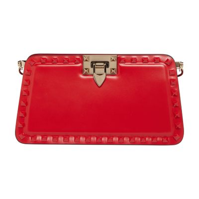 VALENTINO GARAVANI Mini Rockstud clutch with chain