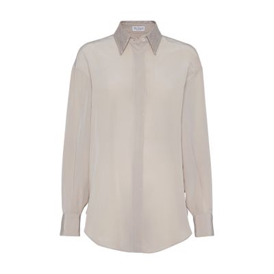 Brunello Cucinelli Crêpe de Chine shirt