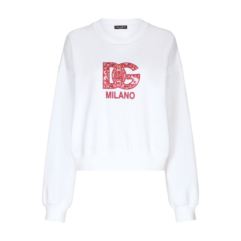 Dolce & Gabbana Jersey sweatshirt with DG Patch