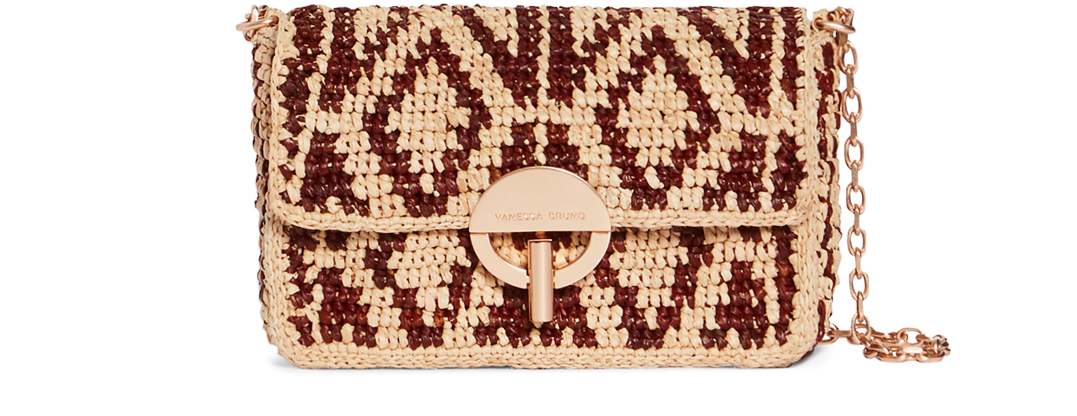  Raffia nano Moon bag