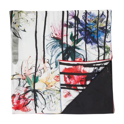 Alexander McQueen Exploded floral scarf