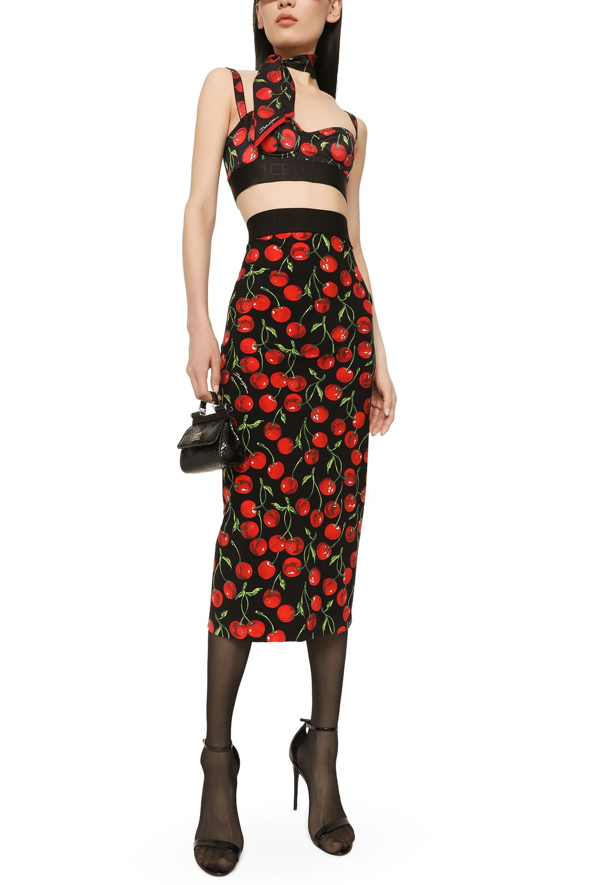 Dolce & Gabbana Calf-length skirt with band