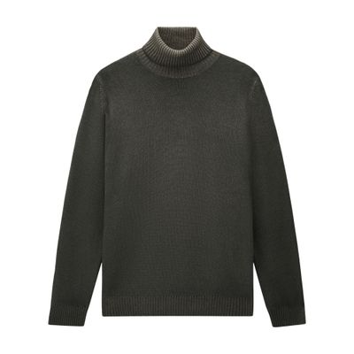 Woolrich Garment-dyed Turtleneck Sweater