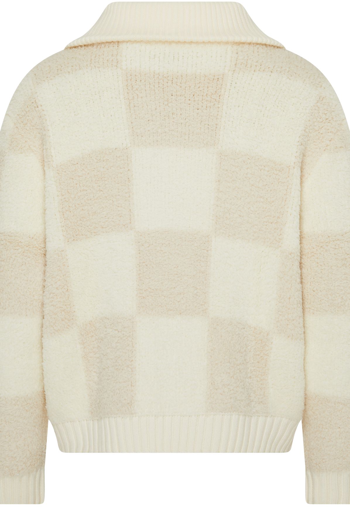 Casablanca Checked Boucle zipped cardigan