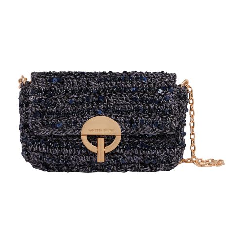  Beaded lurex nano Moon bag