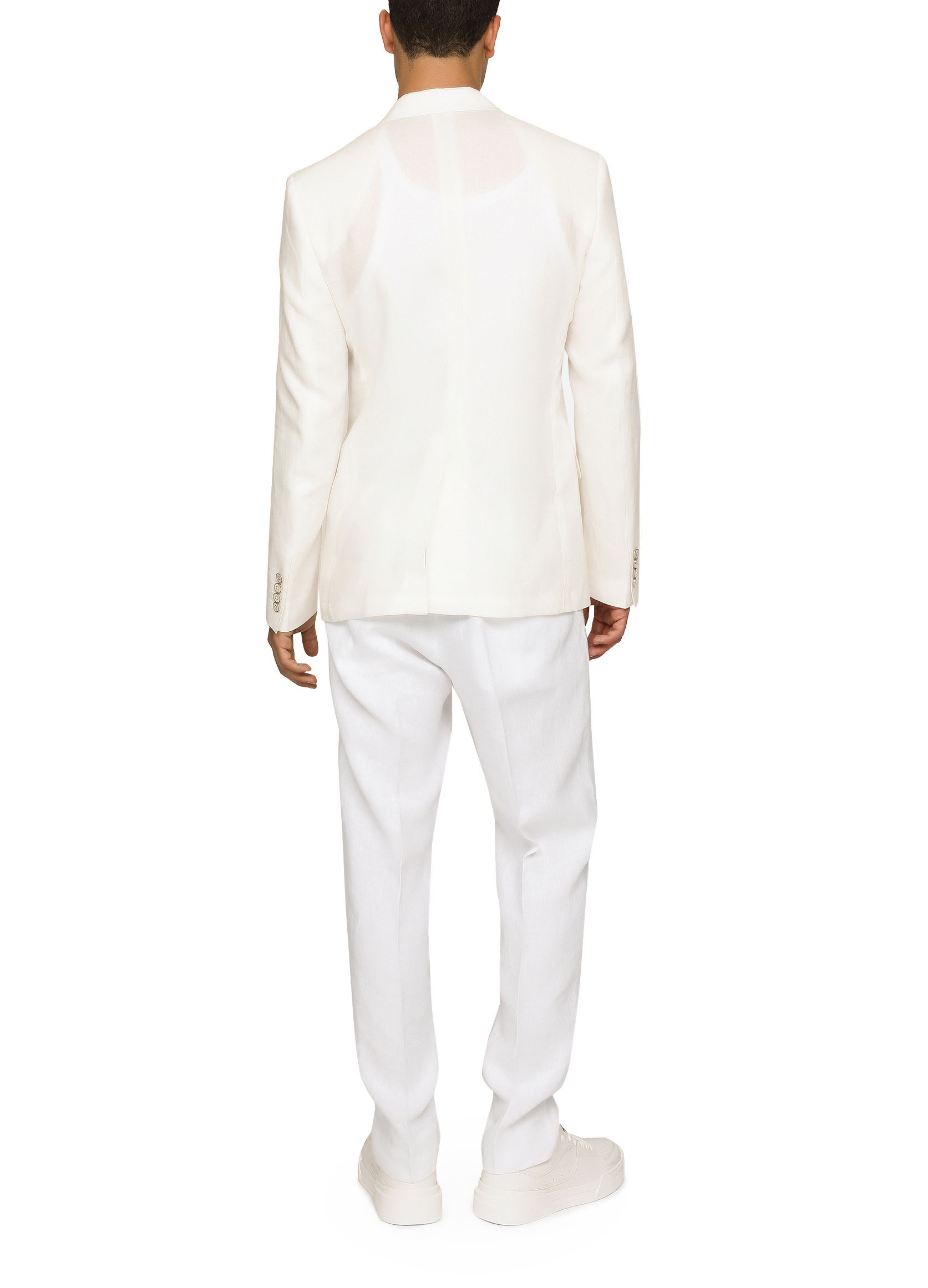 Dolce & Gabbana Single-breasted linen Sicilia-fit jacket