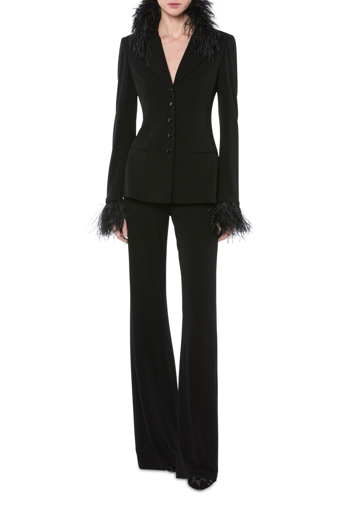 Alberta Ferretti Eco-sustainable organza trousers