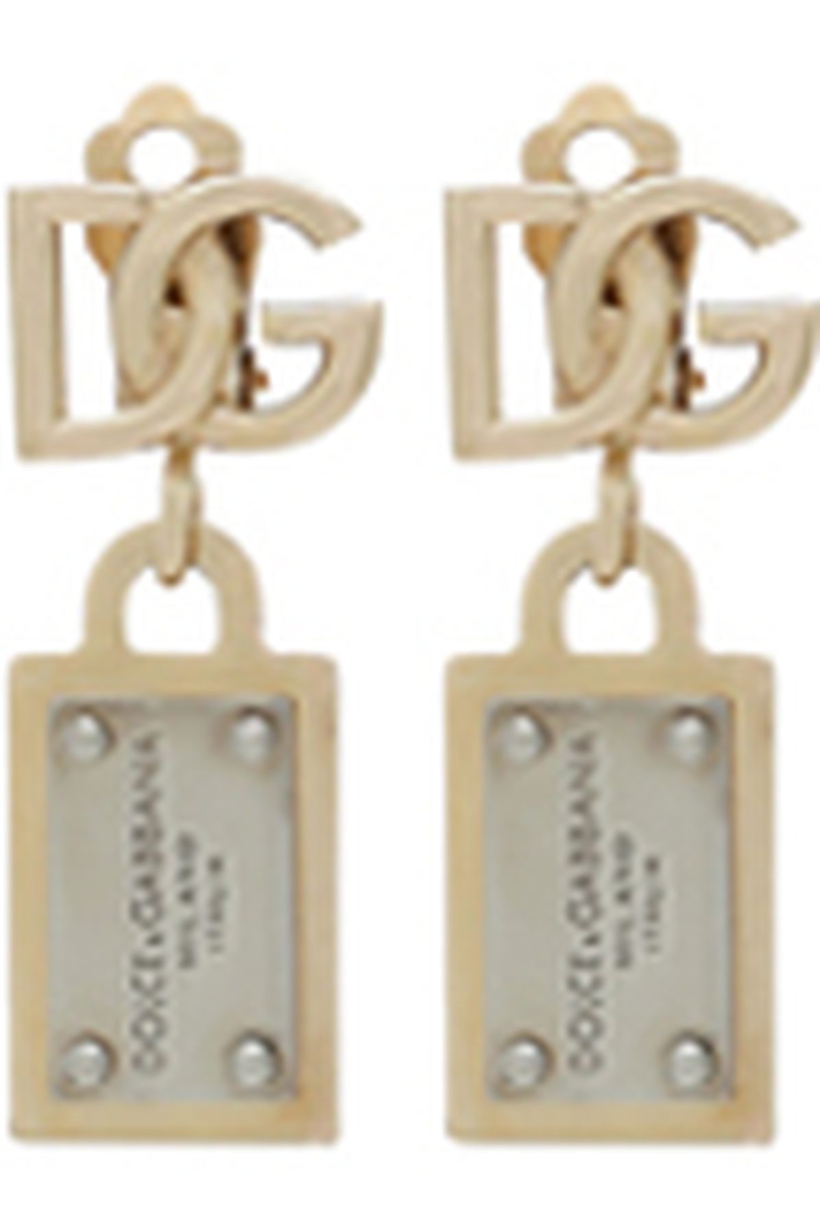 Dolce & Gabbana Earrings with DG logo and tag