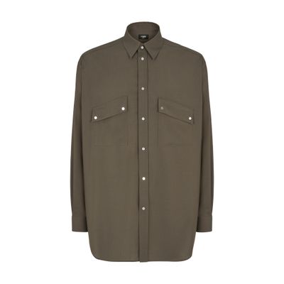 FENDI Oversized relaxed fit blouson