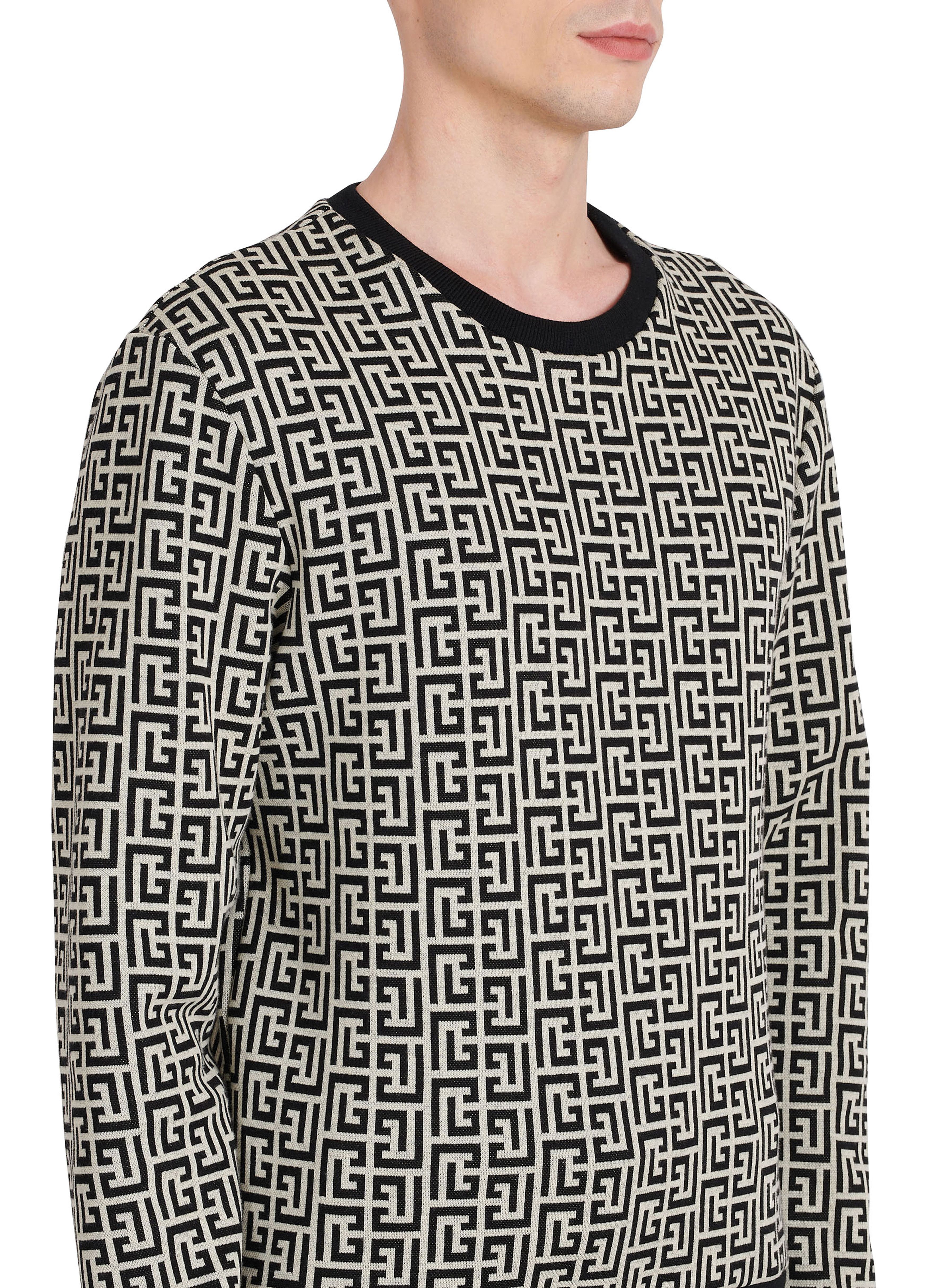 Balmain Monogram cotton sweatshirt