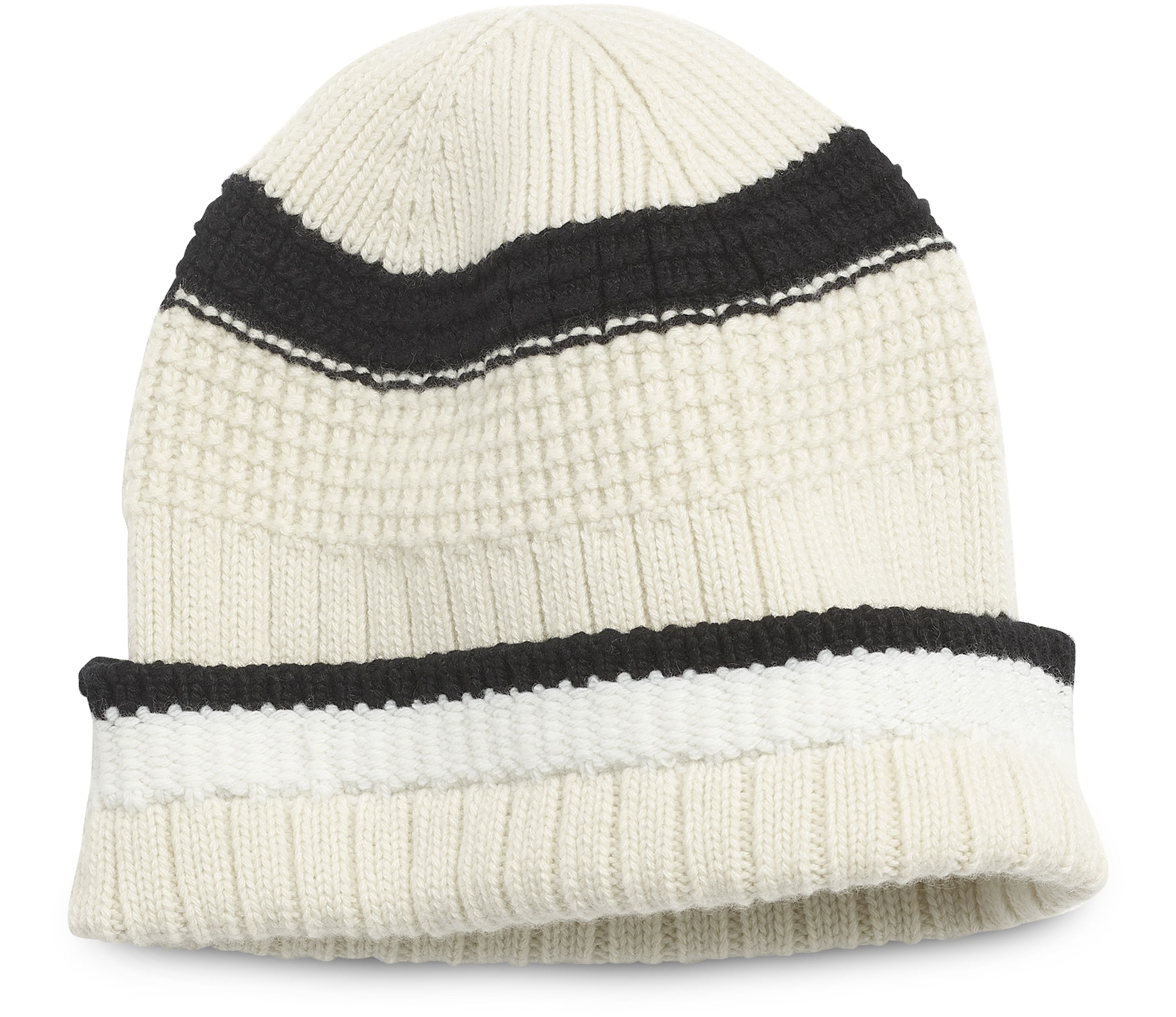 Barrie Textured beanie hat in cashmere