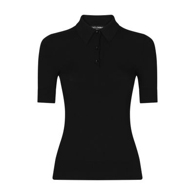 Dolce & Gabbana Viscose polo-shirt