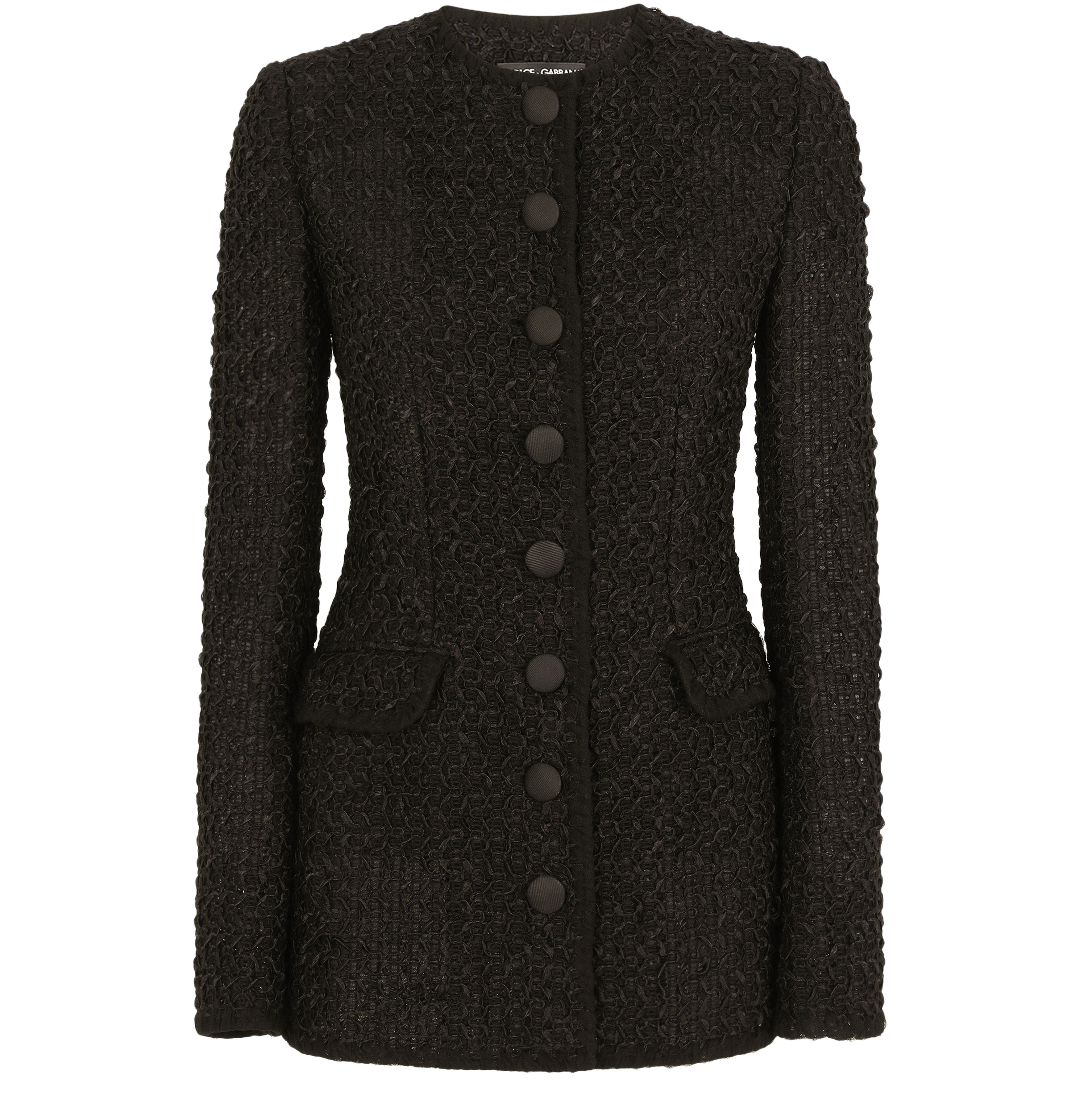 Dolce & Gabbana Single-breasted tweed jacket