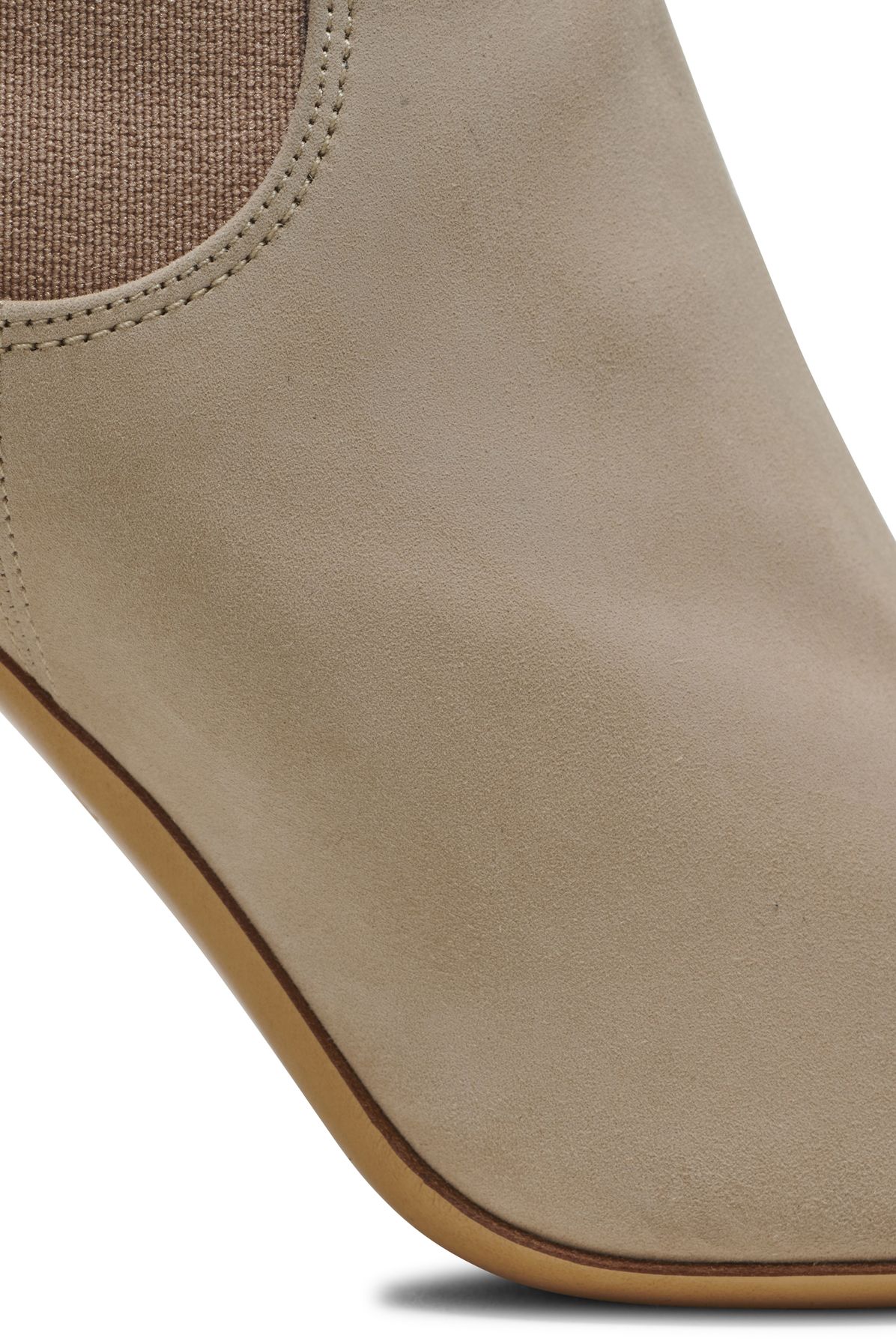 Balmain Moneta suede ankle boots with engraved heel