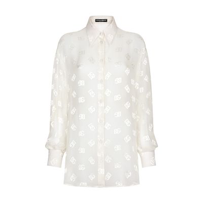 Dolce & Gabbana Dévoré silk shirt