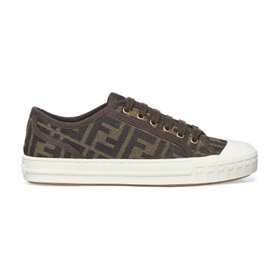 FENDI FF fabric low-tops