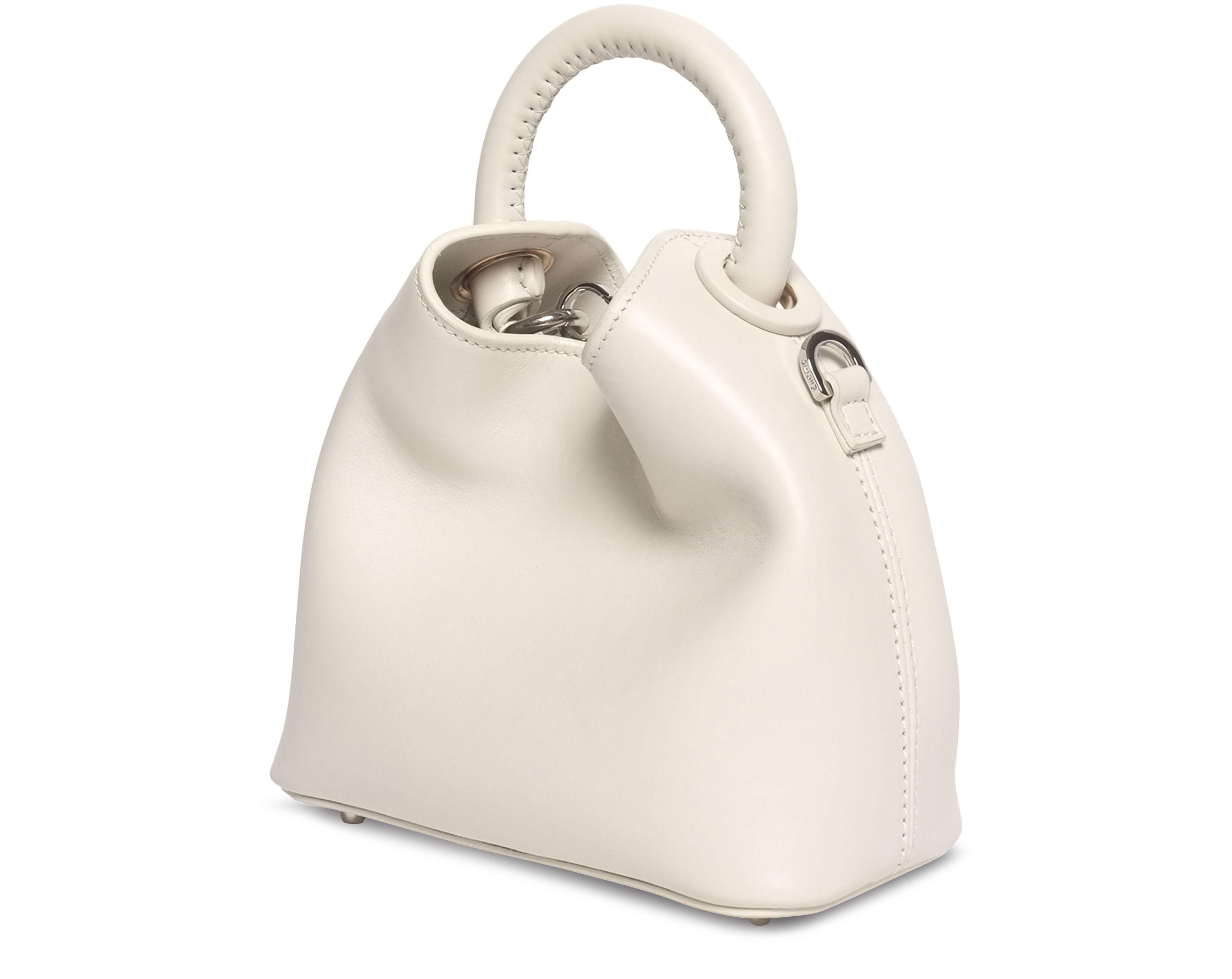 Elleme Madeleine small leather bag with silver hardware