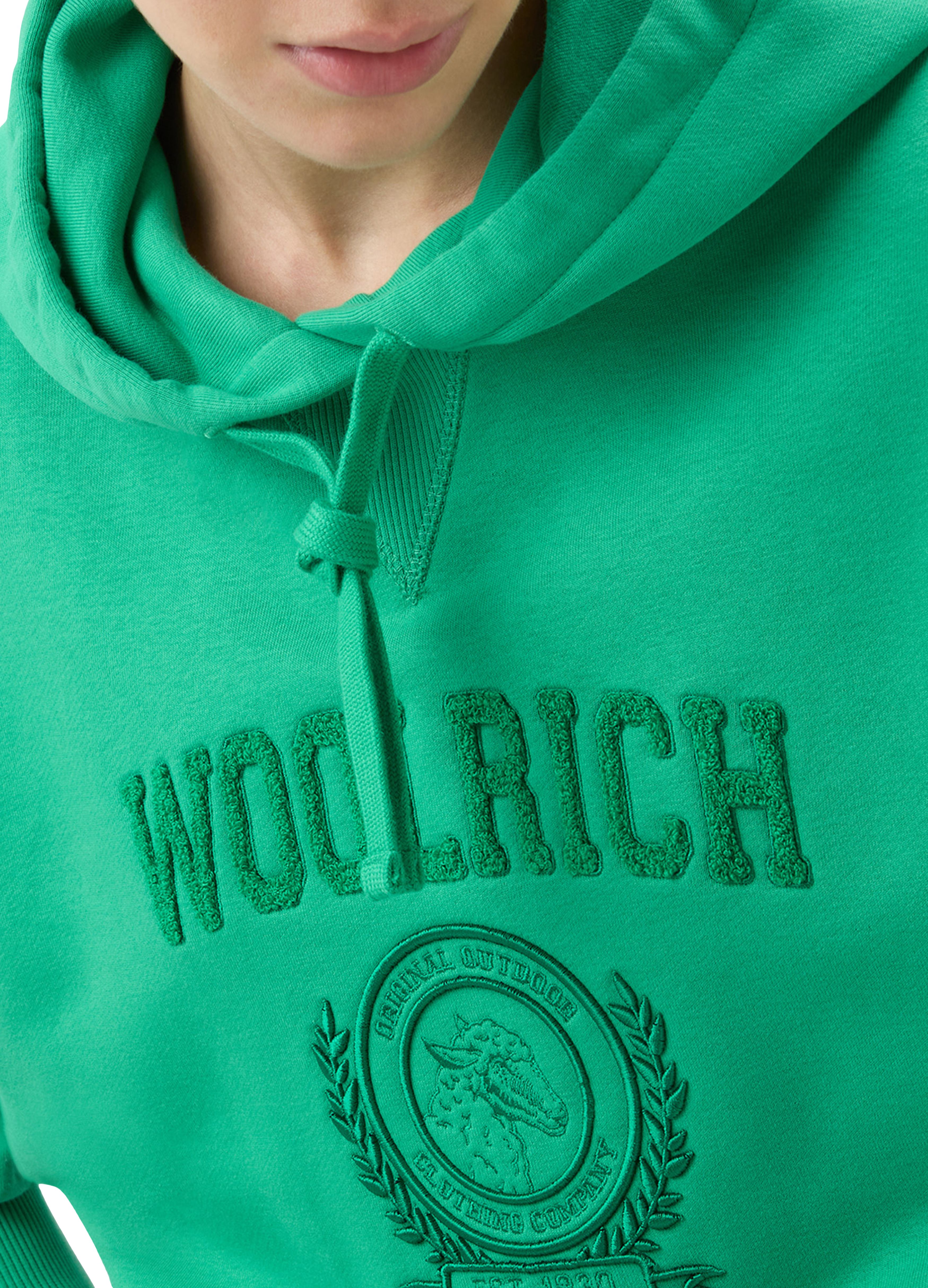 Woolrich Ivy Hoodie in Cotton Blend