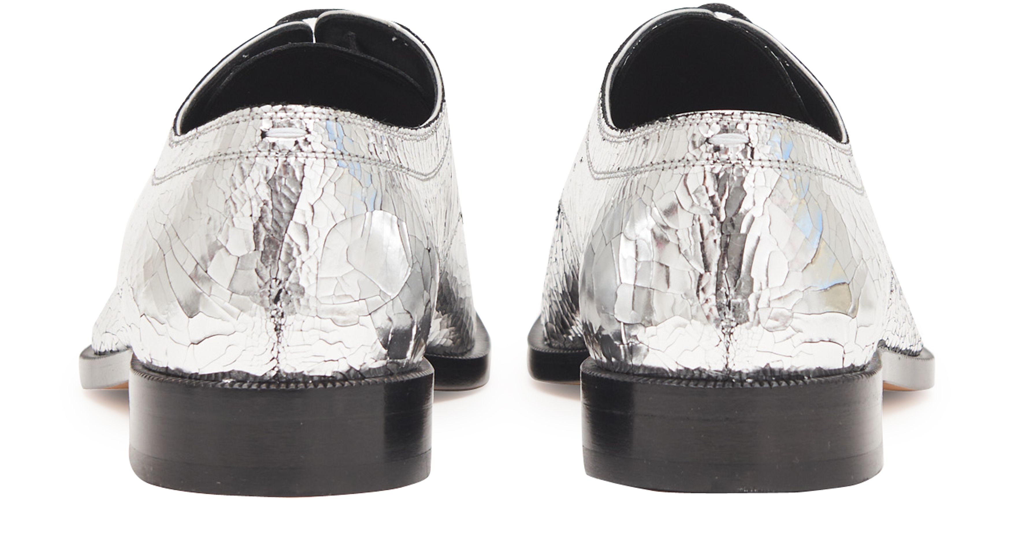 Maison Margiela Tabi broken mirror lace-ups