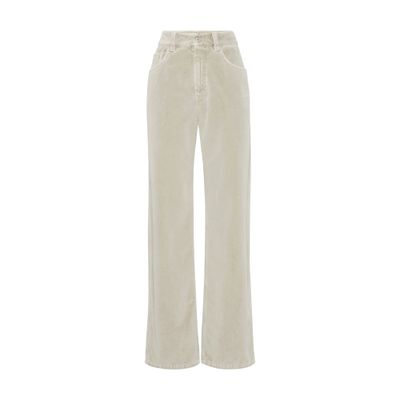 Brunello Cucinelli Garment-dyed Loose trousers