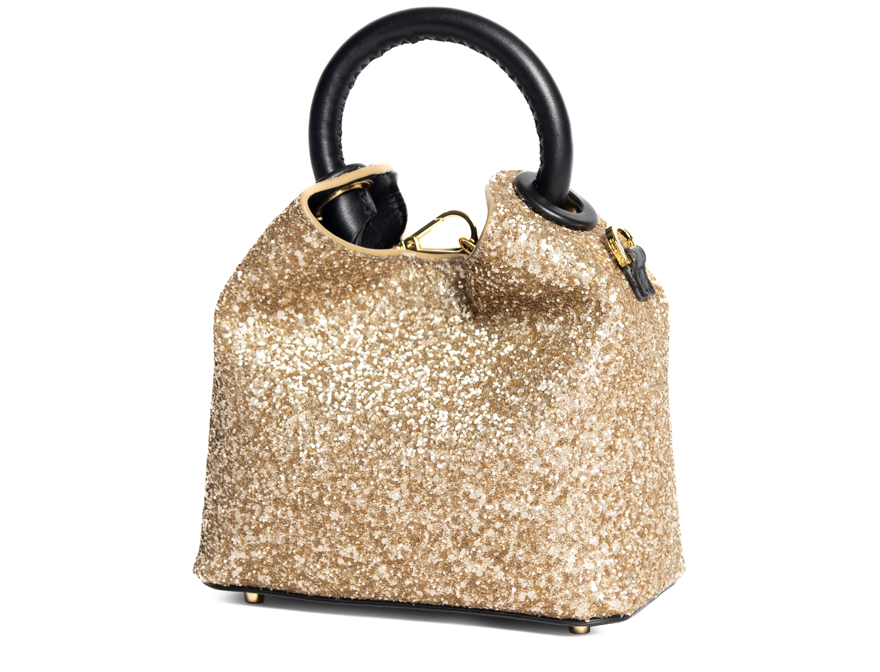 Elleme Madeleine small glitter bag