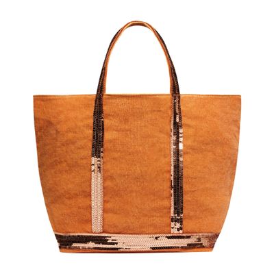  Linen M cabas tote