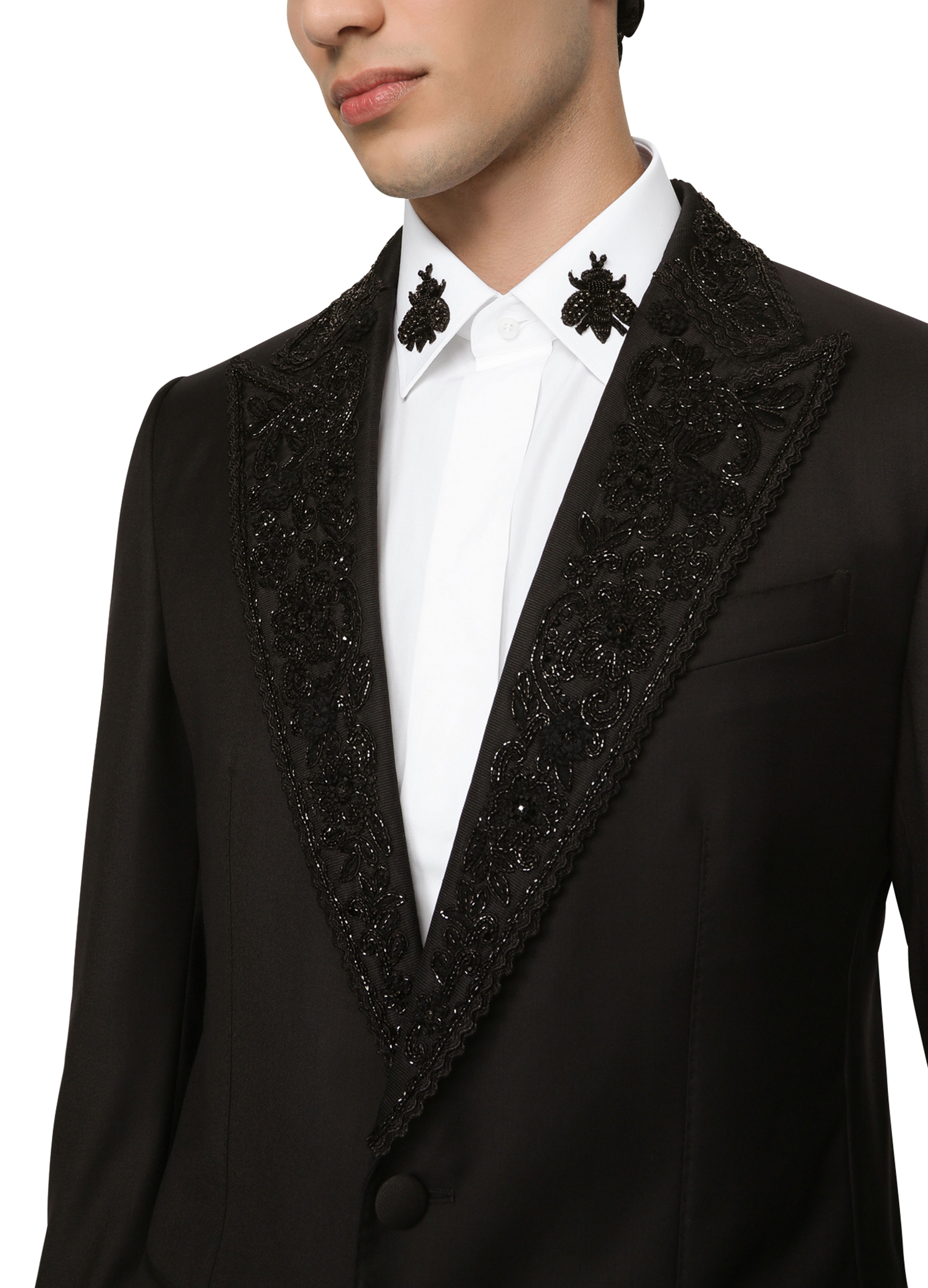 Dolce & Gabbana Taormina-fit wool tuxedo jacket