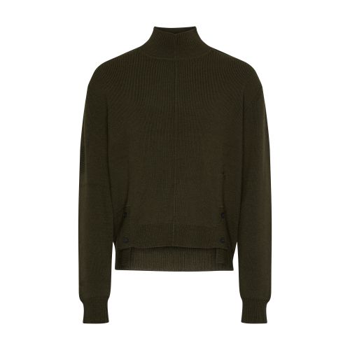  Utility mock neck sweater