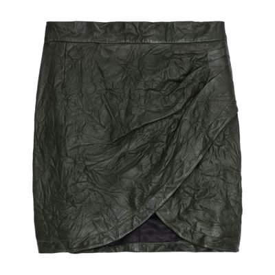 Zadig & Voltaire Julipe Skirt Crinkled Leather