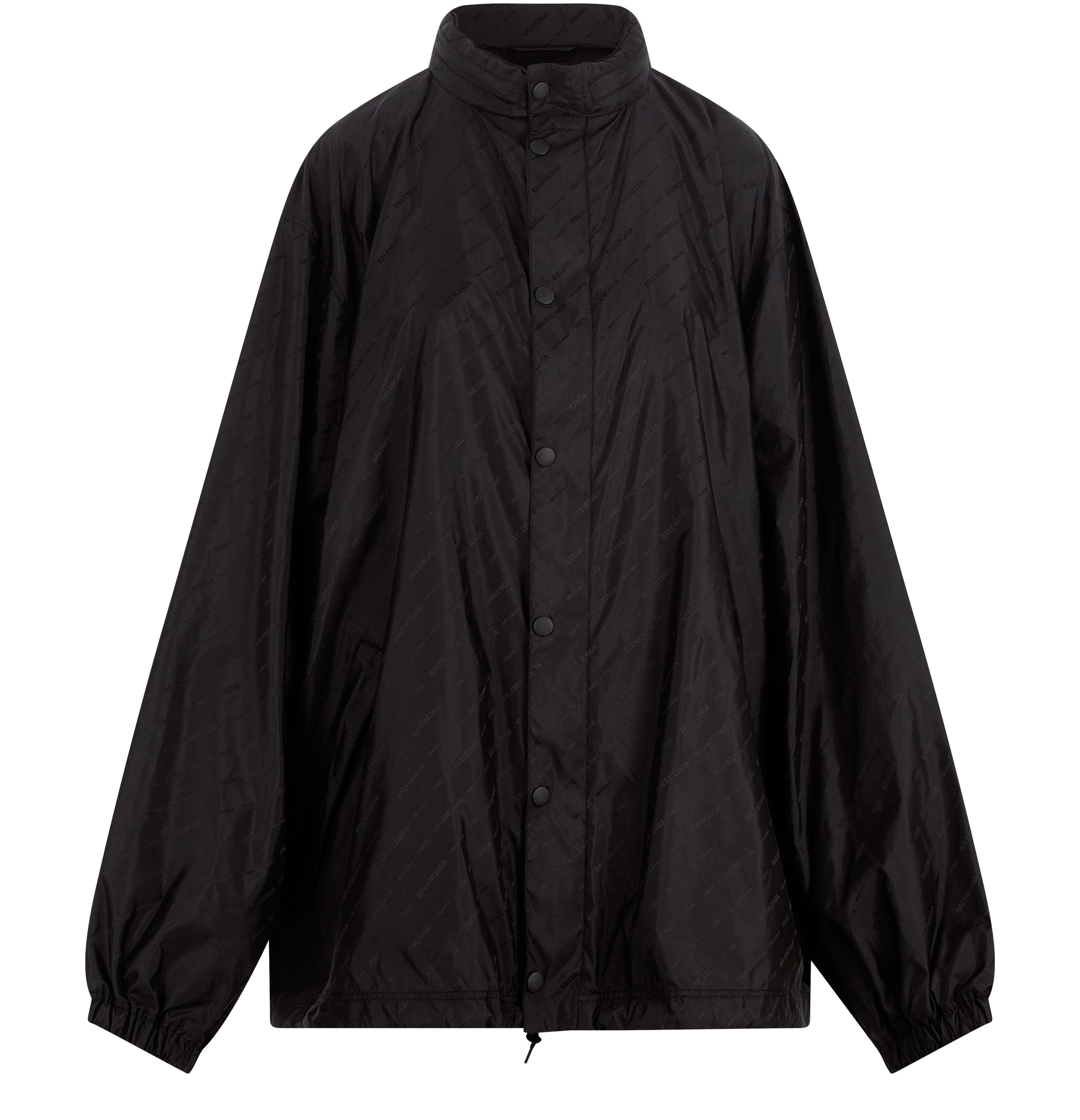 Balenciaga Allover Logo Rain Jacket