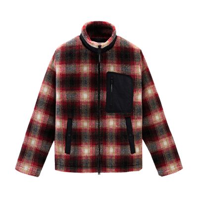 Woolrich Jacket in Sherpa Wool Blend