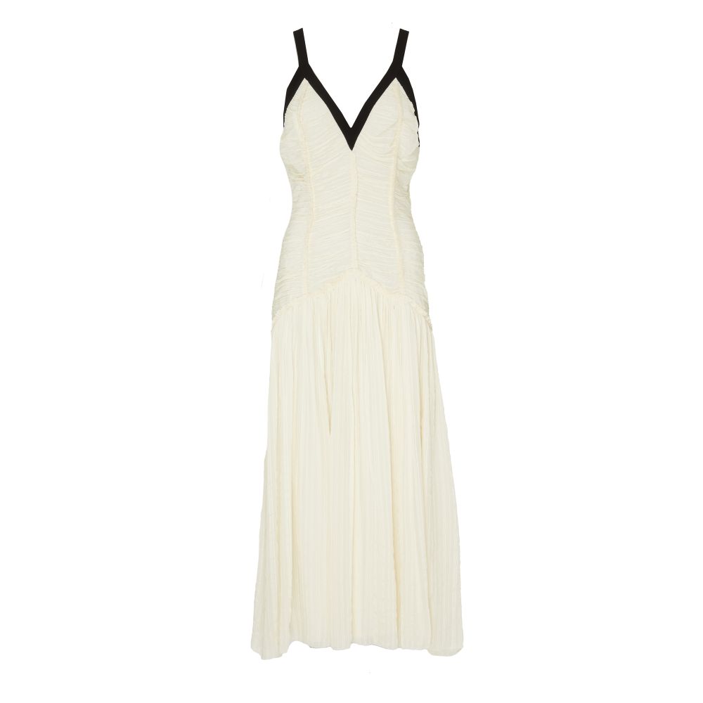  Tatum silk v-neck tank dress