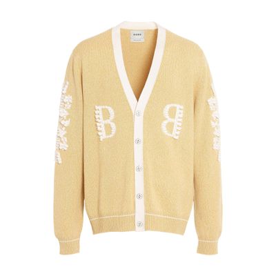 Barrie 3D logo V-neck cashmere cardigan