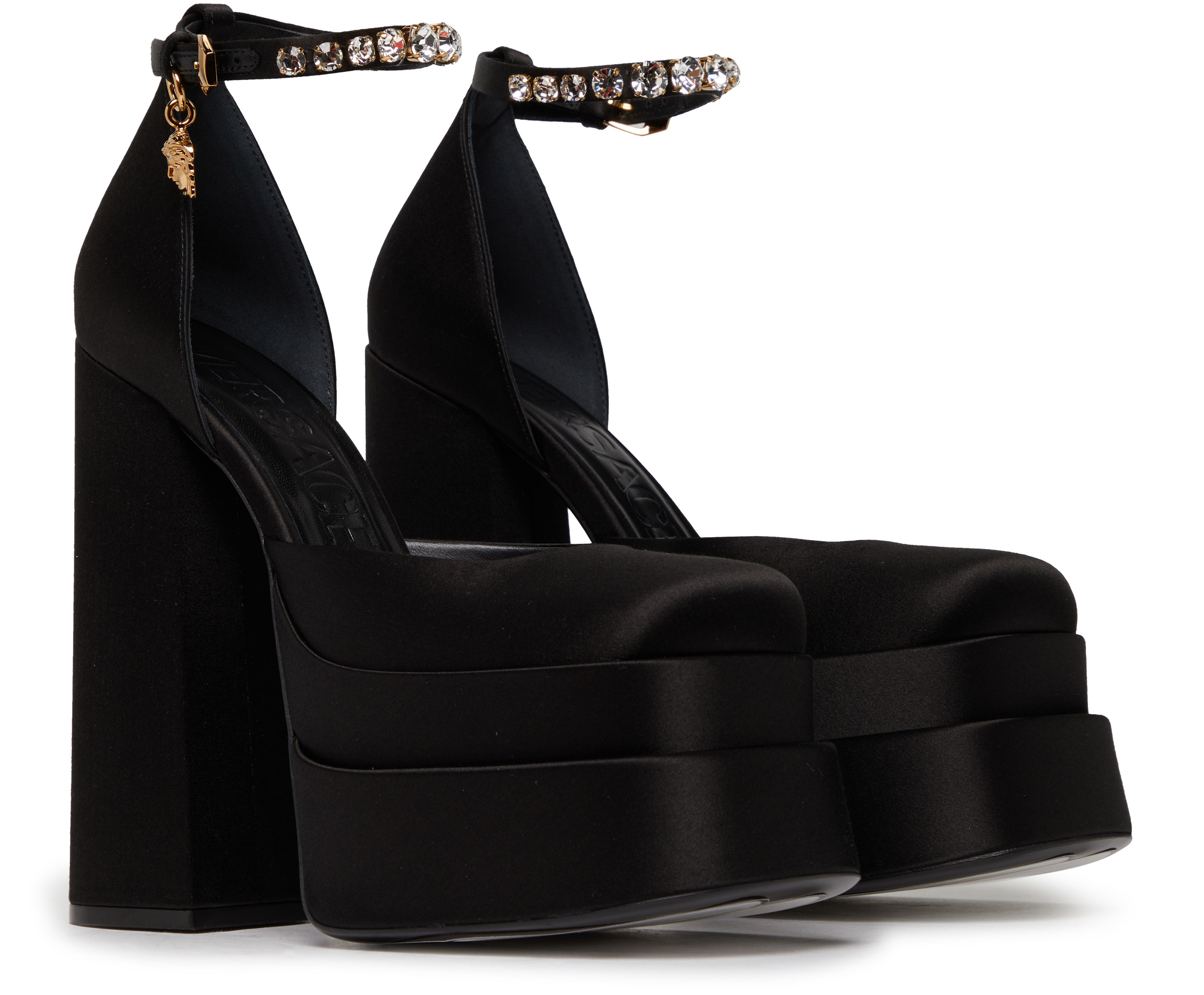 Versace Medusa aevitas platform pumps