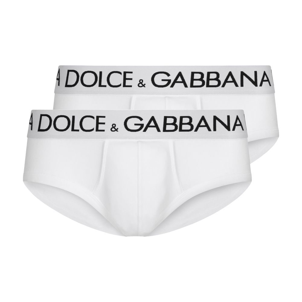 Dolce & Gabbana Two-pack cotton jersey Brando briefs