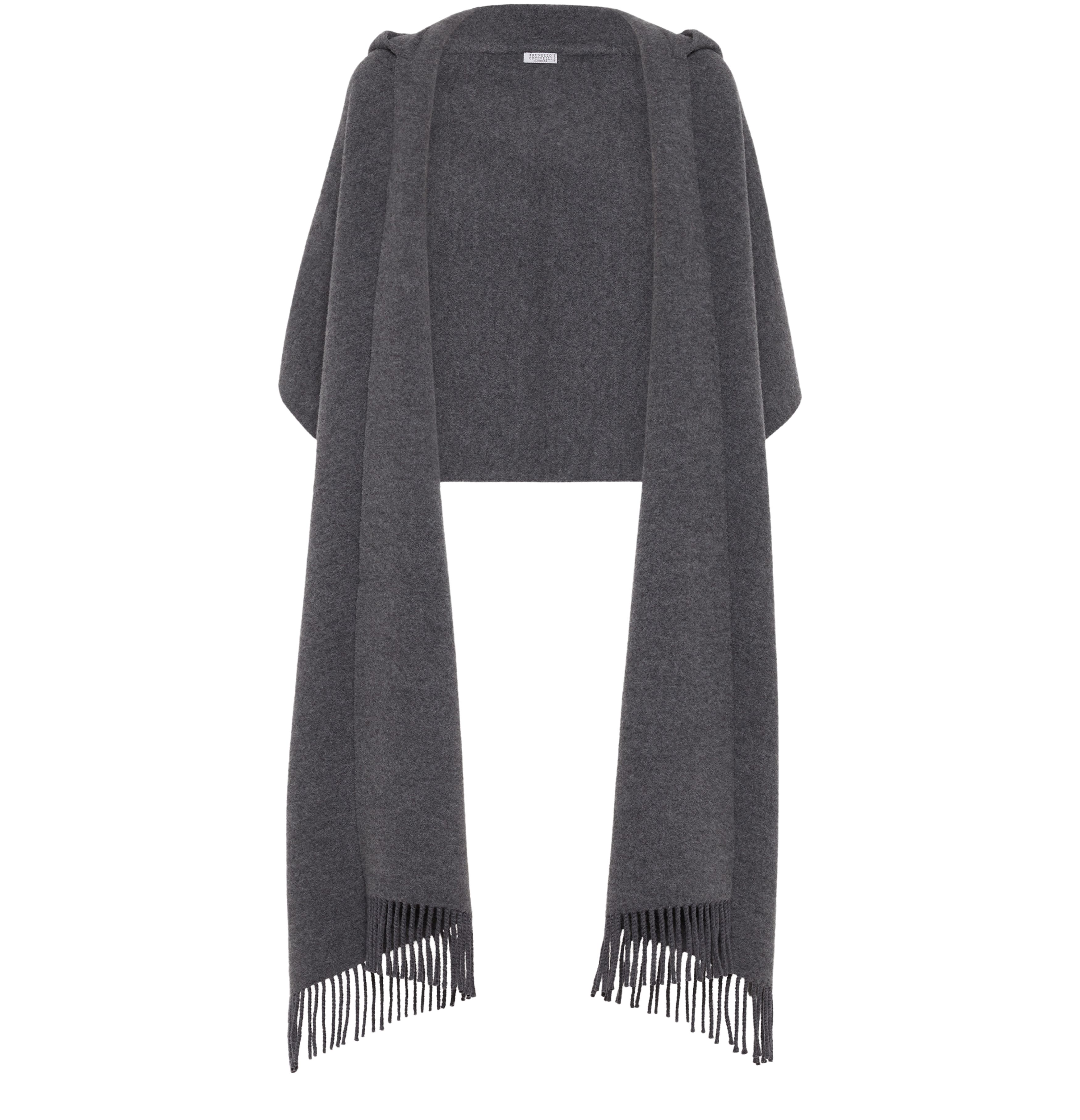 Brunello Cucinelli Knit scarf with hood