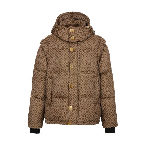 Balmain Mini Monogrammed Down Jacket