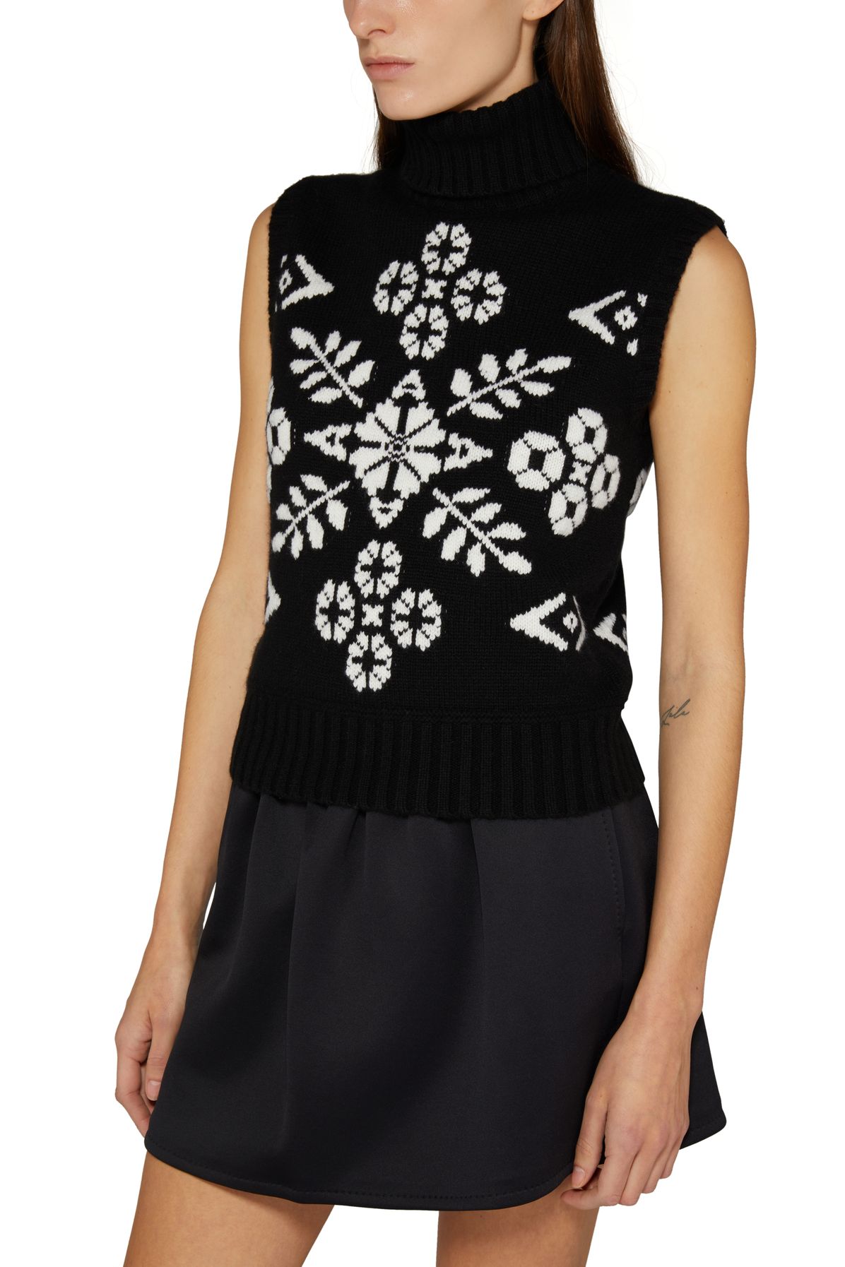 Max Mara Vivy knitted wool cashmere sleeveless sweater