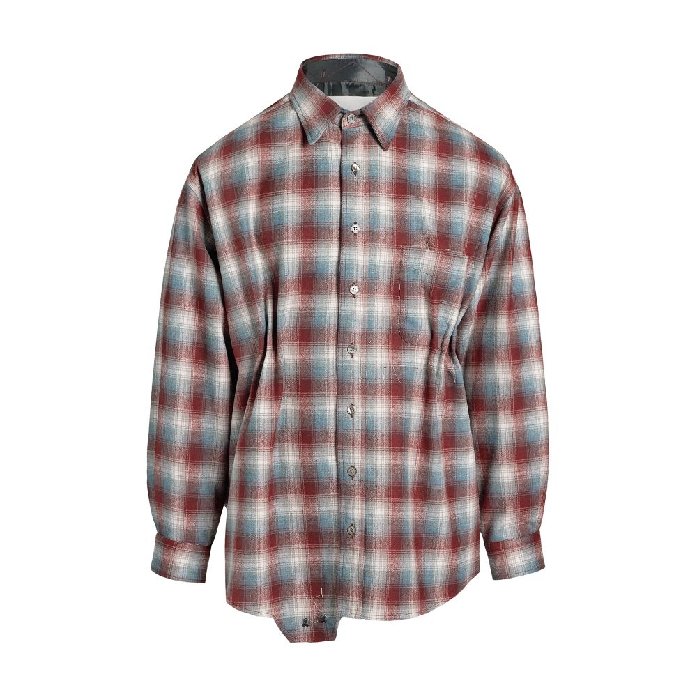 Maison Margiela Pendleton playsuit shirt