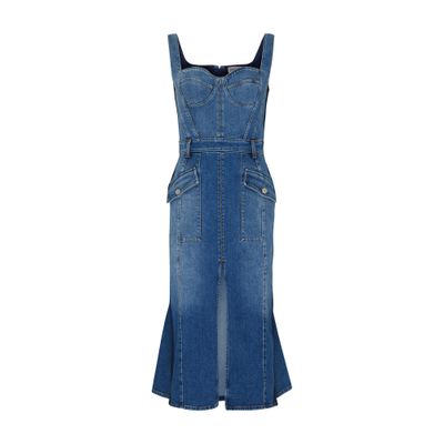 Alexander McQueen Denim Dress