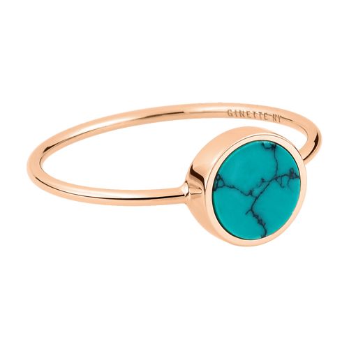  Mini ever turquoise disc ring