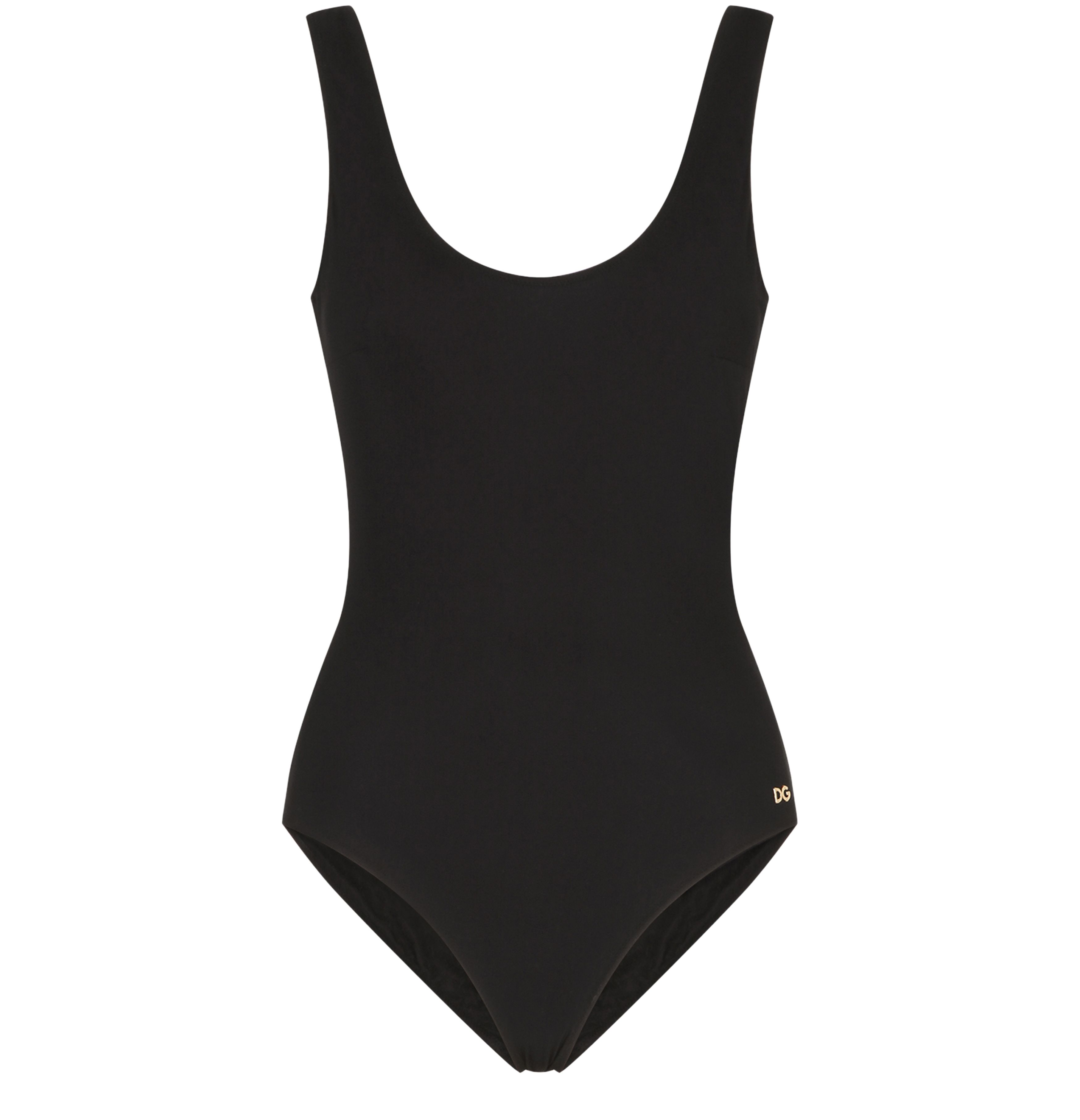 Dolce & Gabbana Racer-style one-piece swimsuit