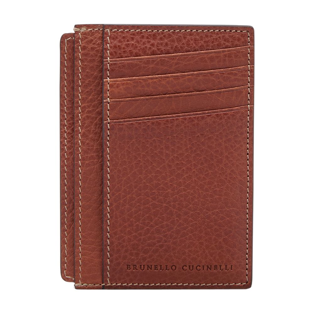 Brunello Cucinelli Calfskin card case