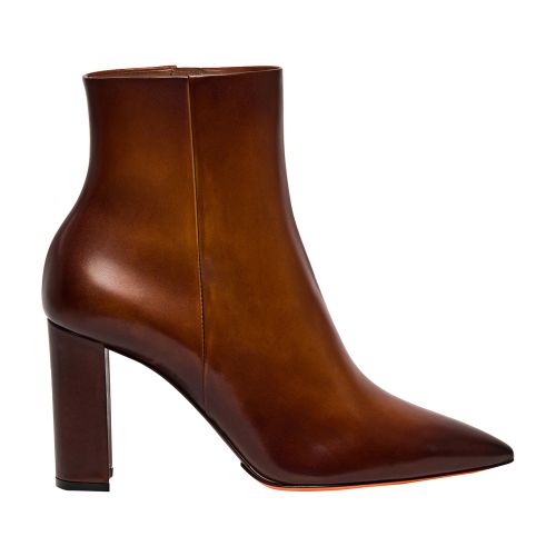 Santoni Leather heeled ankle boots