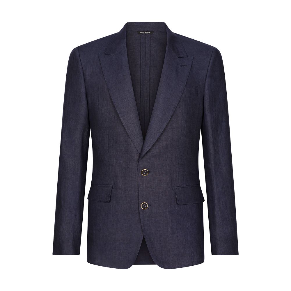 Dolce & Gabbana Single-breasted linen Sicilia-fit jacket