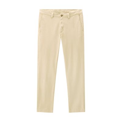 Woolrich Garment-dyed classic chino pant in stretch cotton