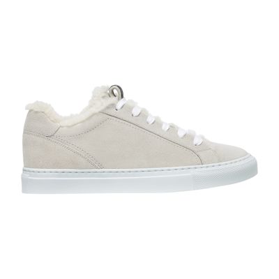 Brunello Cucinelli Suede sneakers with monili